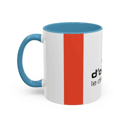 Flag of Val d'Oise France - Accent Coffee Mug - Go Mug Yourself