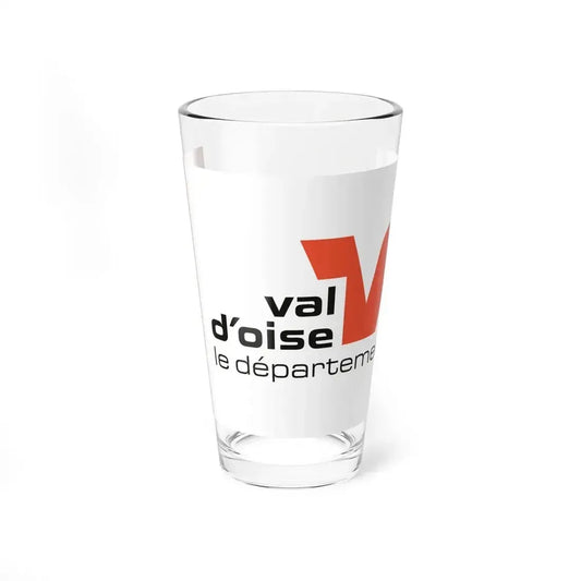 Flag of Val d'Oise France - Pint Glass 16oz 16oz - Go Mug Yourself