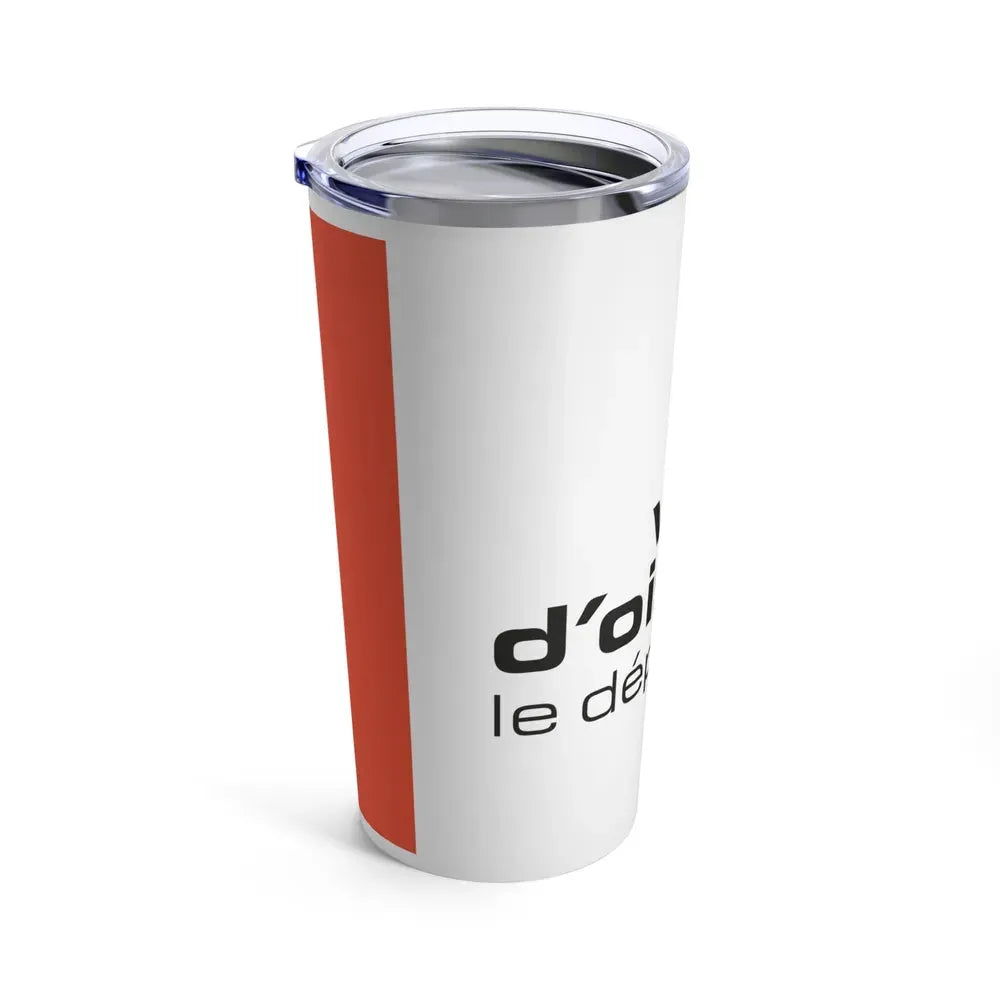Flag of Val d'Oise France - Tumbler 20oz - Go Mug Yourself