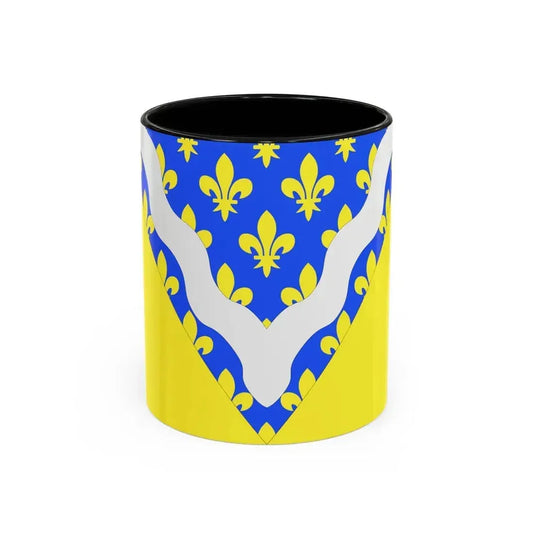 Flag of Val de Marne France 2 - Accent Coffee Mug 11oz Black - Go Mug Yourself