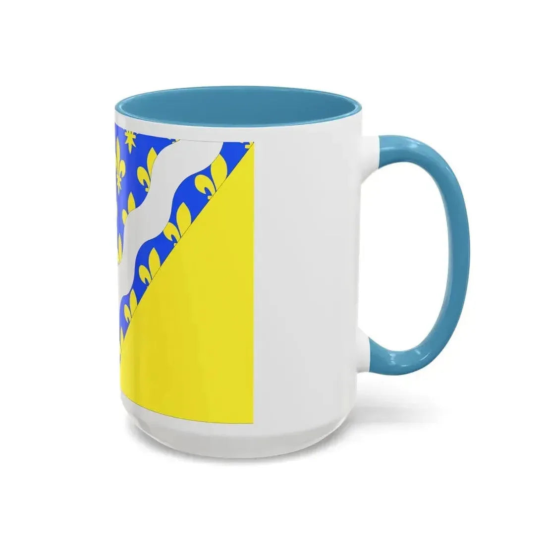 Flag of Val de Marne France 2 - Accent Coffee Mug - Go Mug Yourself