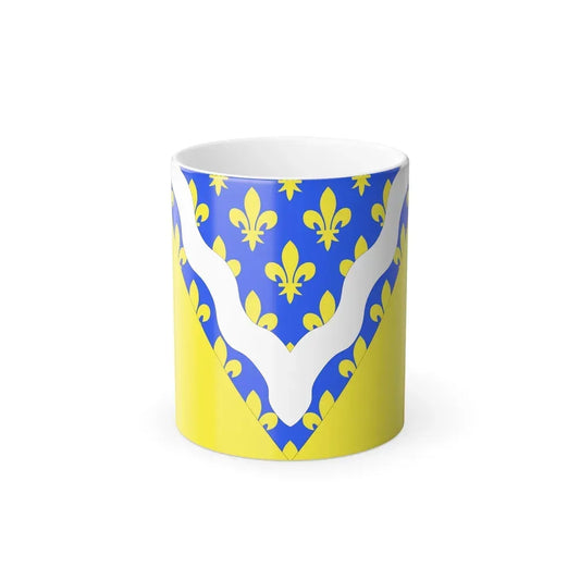 Flag of Val de Marne France 2 - Color Changing Coffee Mug 11oz - Go Mug Yourself
