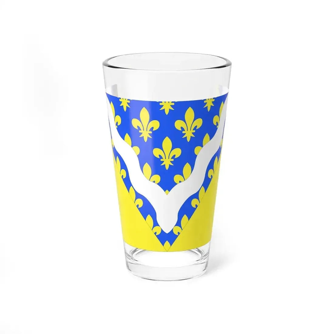 Flag of Val de Marne France 2 - Pint Glass 16oz 16oz - Go Mug Yourself