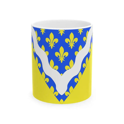 Flag of Val de Marne France 2 - White Coffee Mug 11oz - Go Mug Yourself