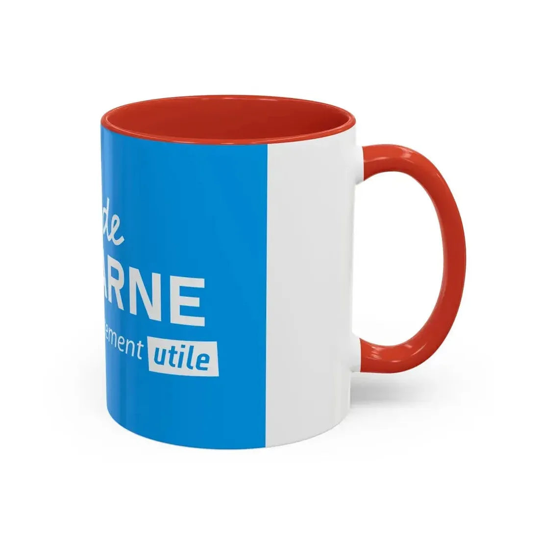Flag of Val de Marne France - Accent Coffee Mug - Go Mug Yourself