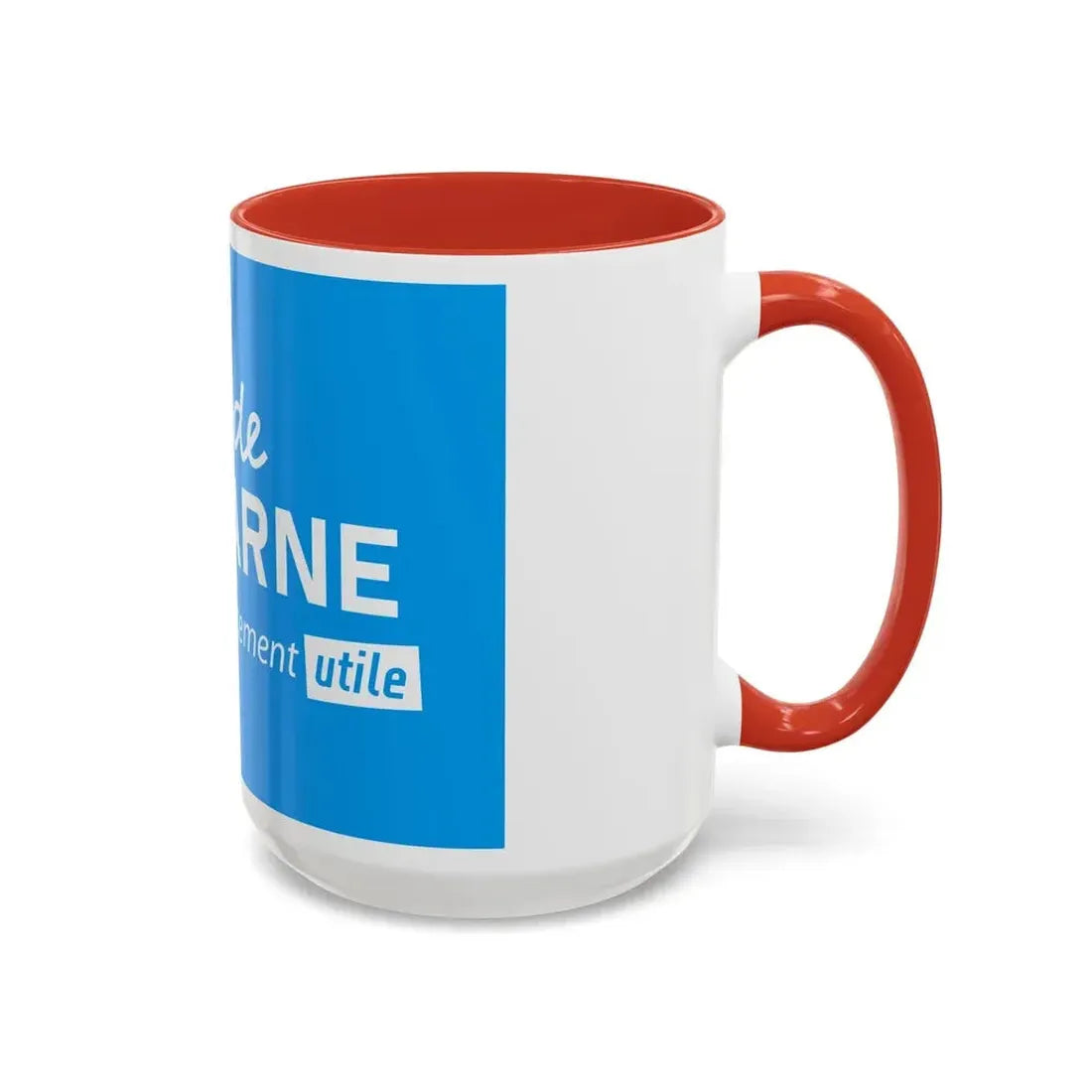 Flag of Val de Marne France - Accent Coffee Mug - Go Mug Yourself