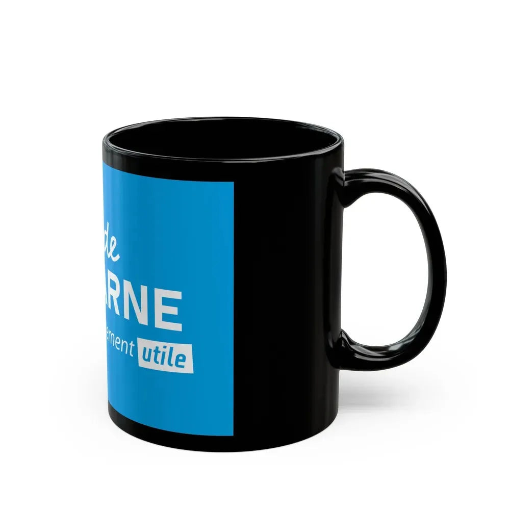 Flag of Val de Marne France - Black Coffee Mug - Go Mug Yourself