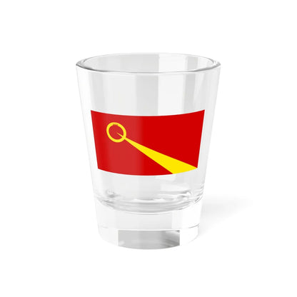 Flag of Valandovo Municipality North Macedonia (North Macedonia) Shot Glass 1.5oz 1.5oz - Go Mug Yourself