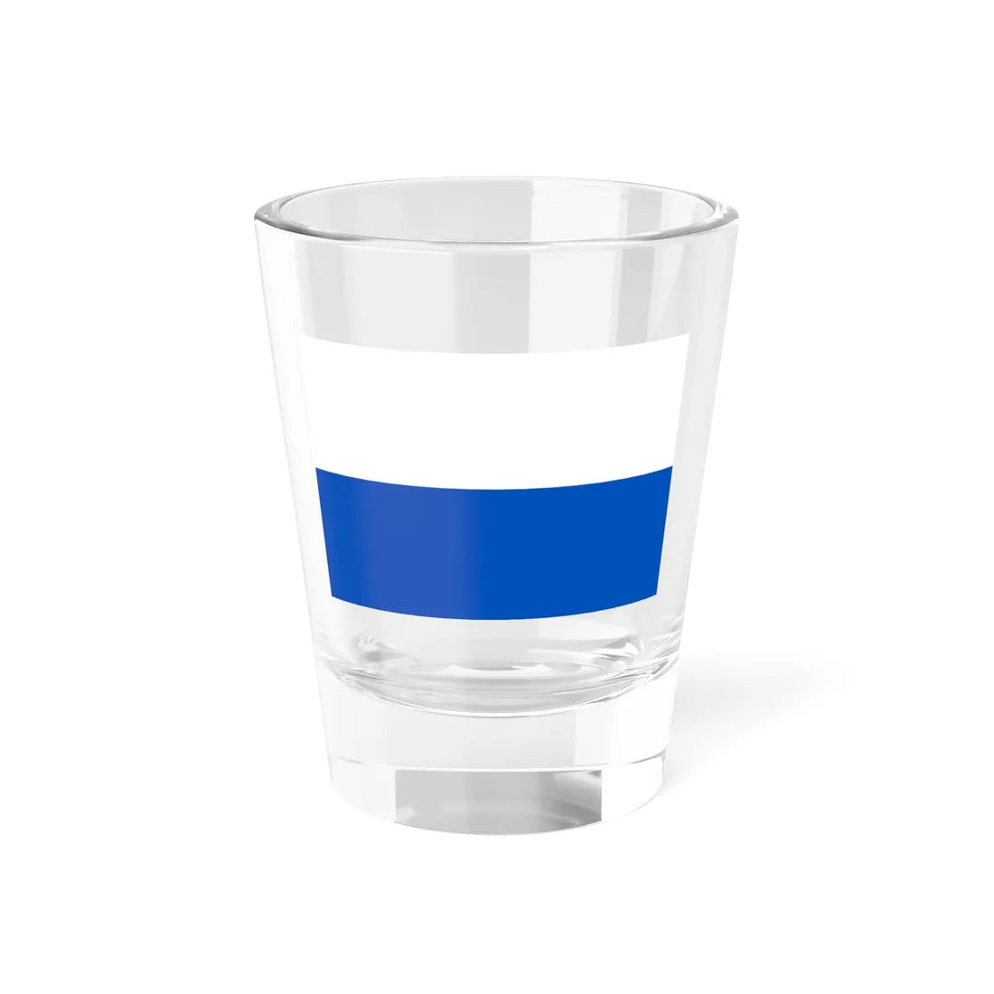 Flag of Valdaysky rayon Novgorod oblast 1996 (Russia) Shot Glass 1.5oz 1.5oz - Go Mug Yourself