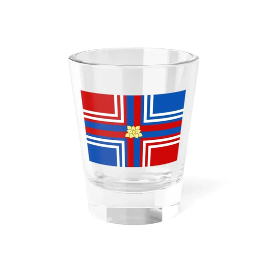 Flag of Valdilana (Italy) Shot Glass 1.5oz 1.5oz - Go Mug Yourself