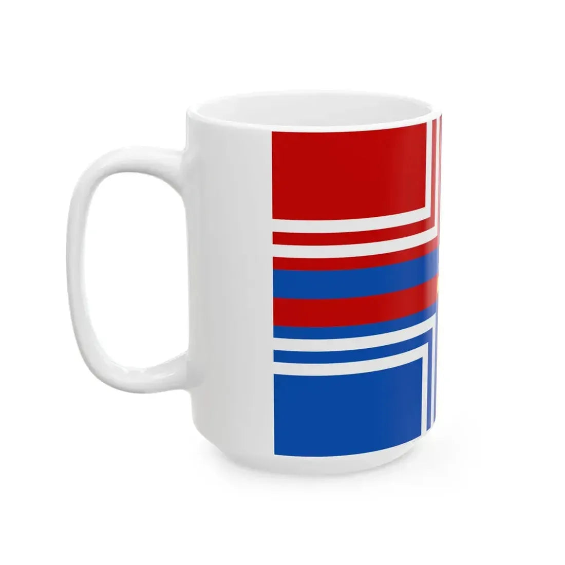 Flag of Valdilana (Italy) White Coffee Mug - Go Mug Yourself