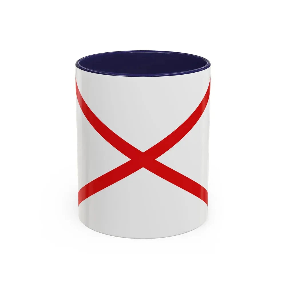 Flag of Valdivia Chile - Accent Coffee Mug 11oz Navy - Go Mug Yourself