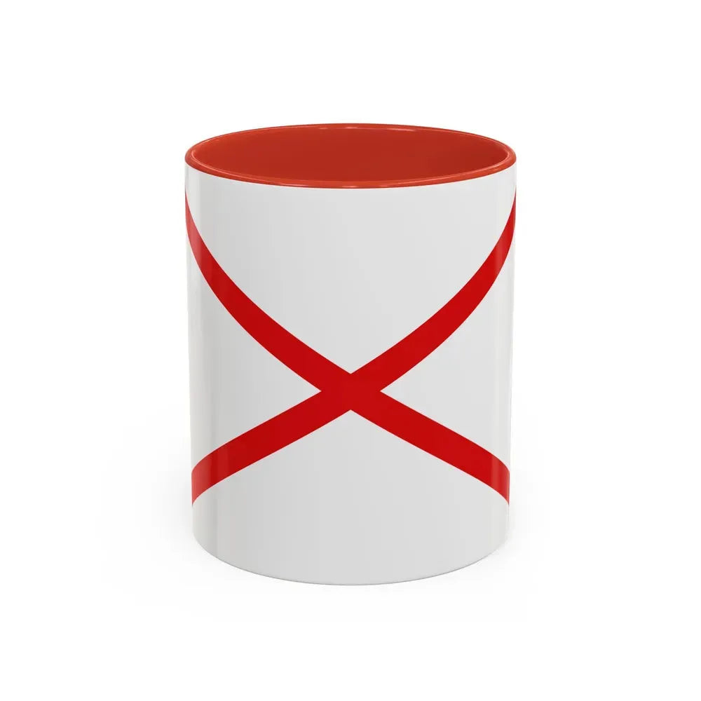 Flag of Valdivia Chile - Accent Coffee Mug 11oz Red - Go Mug Yourself
