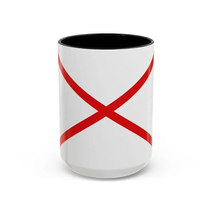 Flag of Valdivia Chile - Accent Coffee Mug 15oz Black - Go Mug Yourself