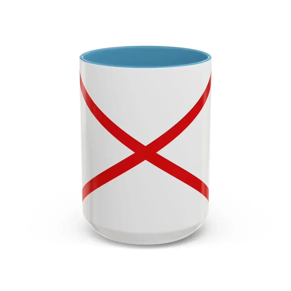 Flag of Valdivia Chile - Accent Coffee Mug 15oz Light Blue - Go Mug Yourself