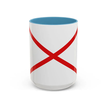 Flag of Valdivia Chile - Accent Coffee Mug 15oz Light Blue - Go Mug Yourself