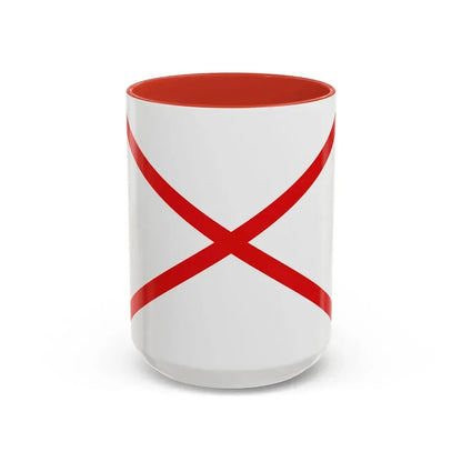 Flag of Valdivia Chile - Accent Coffee Mug 15oz Red - Go Mug Yourself