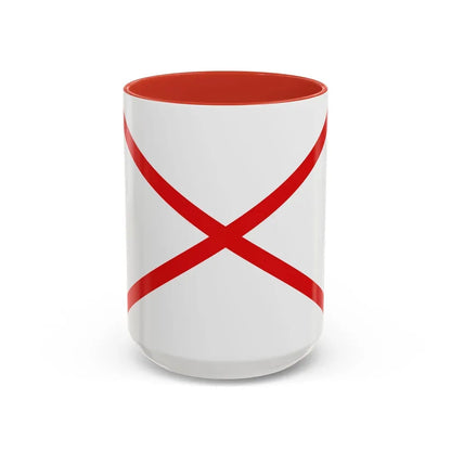 Flag of Valdivia Chile - Accent Coffee Mug 15oz Red - Go Mug Yourself