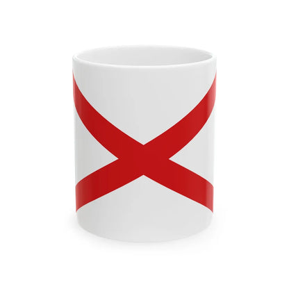 Flag of Valdivia Chile (Chile) White Coffee Mug 11oz - Go Mug Yourself