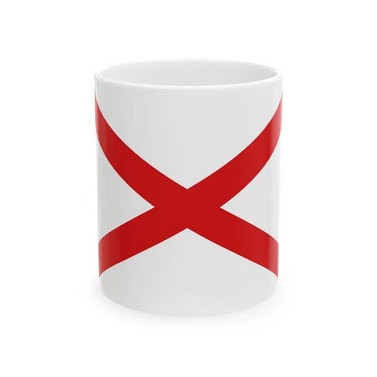 Flag of Valdivia Chile (Chile) White Coffee Mug 11oz - Go Mug Yourself
