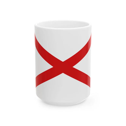 Flag of Valdivia Chile (Chile) White Coffee Mug 15oz - Go Mug Yourself