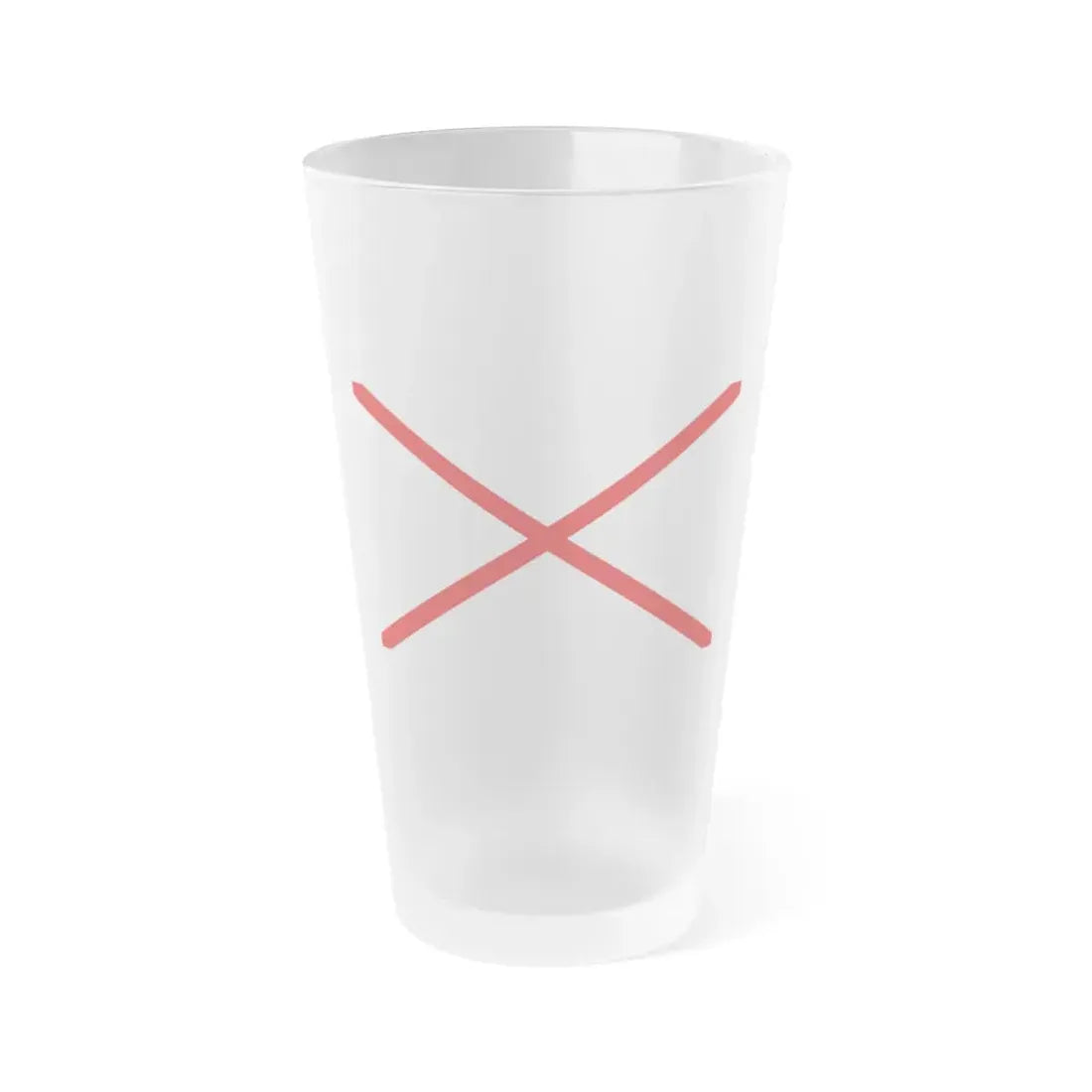 Flag of Valdivia Chile - Frosted Pint Glass 16oz 16oz Frosted - Go Mug Yourself