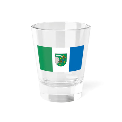 Flag of Valka (Latvia) Shot Glass 1.5oz 1.5oz - Go Mug Yourself