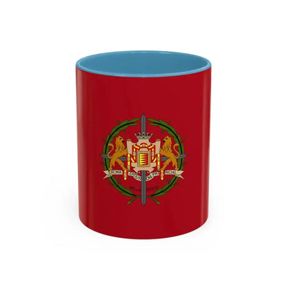 Flag of Valladolid Spain - Accent Coffee Mug 11oz Light Blue - Go Mug Yourself