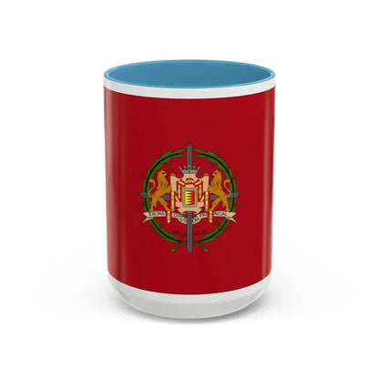 Flag of Valladolid Spain - Accent Coffee Mug 15oz Light Blue - Go Mug Yourself
