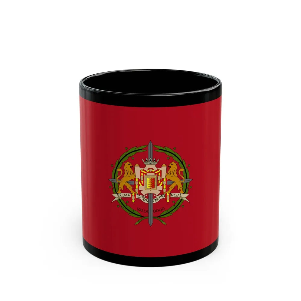 Flag of Valladolid Spain - Black Coffee Mug-11oz-Go Mug Yourself