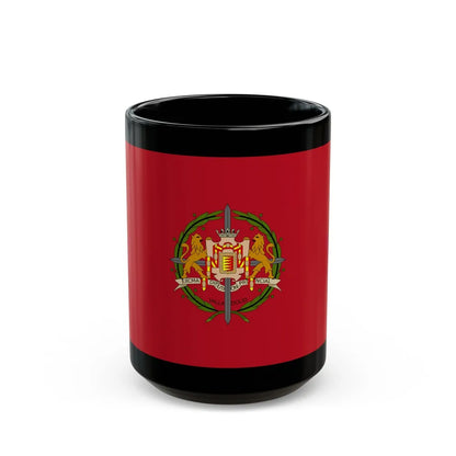 Flag of Valladolid Spain - Black Coffee Mug-15oz-Go Mug Yourself