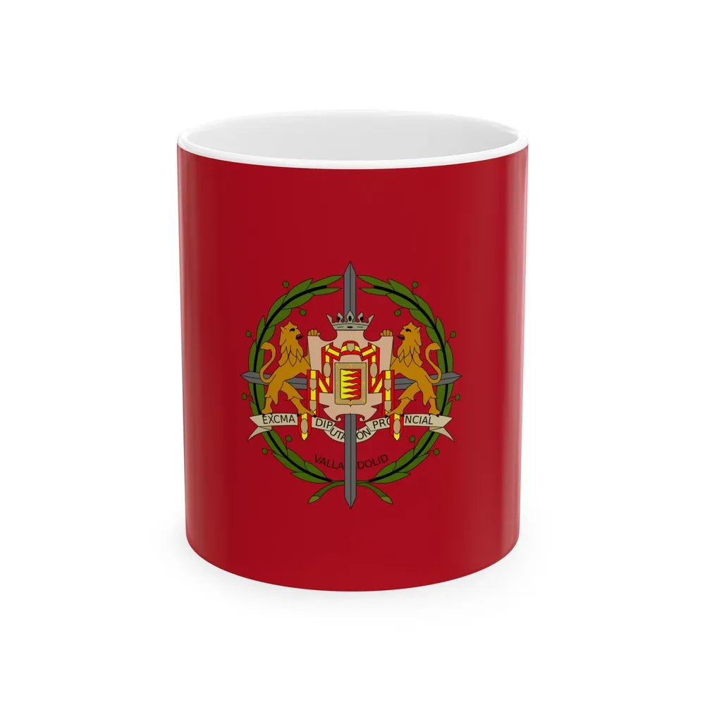 Flag of Valladolid Spain - White Coffee Mug-11oz-Go Mug Yourself