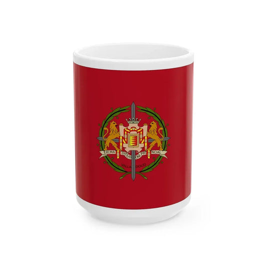 Flag of Valladolid Spain - White Coffee Mug 15oz - Go Mug Yourself