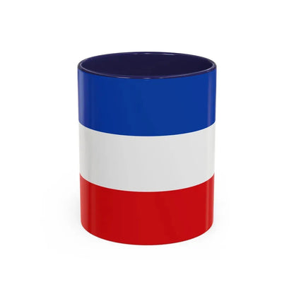 Flag of Valledupar Cesar Colombia - Accent Coffee Mug 11oz Navy - Go Mug Yourself