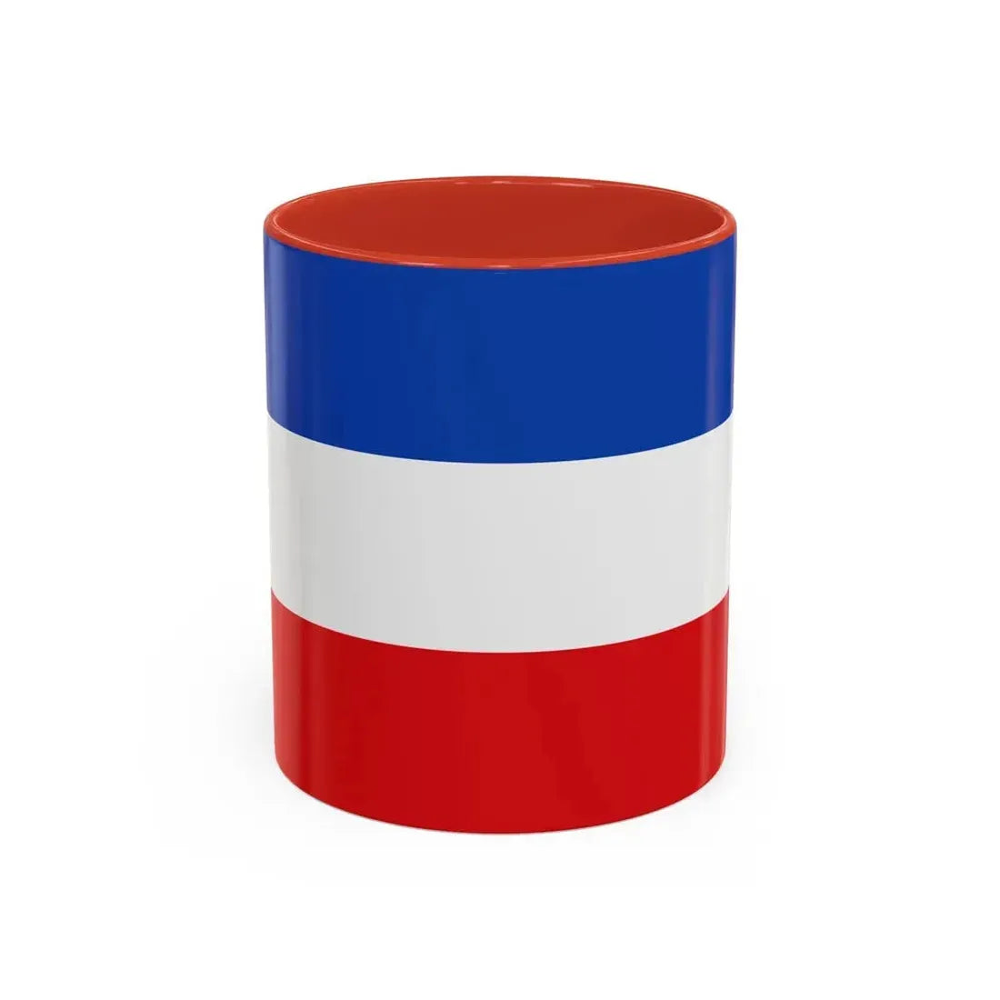 Flag of Valledupar Cesar Colombia - Accent Coffee Mug 11oz Red - Go Mug Yourself