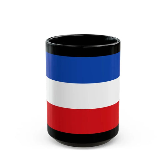 Flag of Valledupar Cesar Colombia - Black Coffee Mug 15oz - Go Mug Yourself