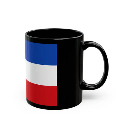 Flag of Valledupar Cesar Colombia - Black Coffee Mug-Go Mug Yourself