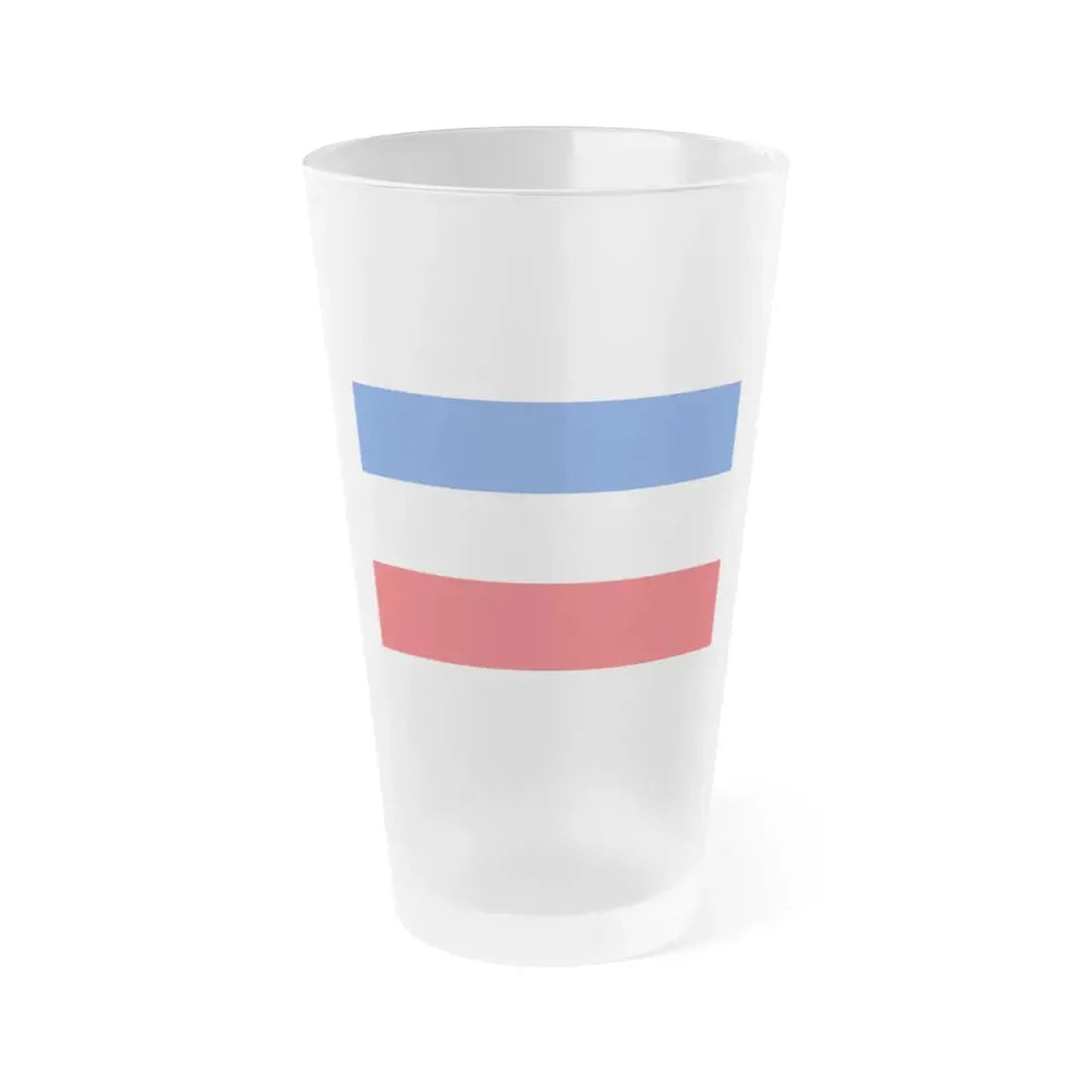 Flag of Valledupar Cesar Colombia - Frosted Pint Glass 16oz 16oz Frosted - Go Mug Yourself