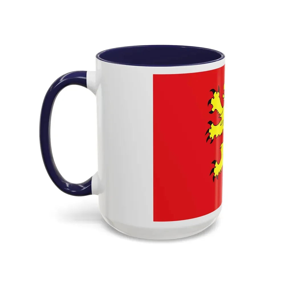 Flag of Valletta Malta - Accent Coffee Mug - Go Mug Yourself