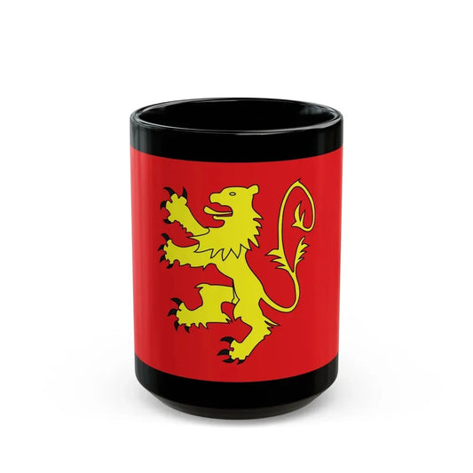 Flag of Valletta Malta - Black Coffee Mug 15oz - Go Mug Yourself