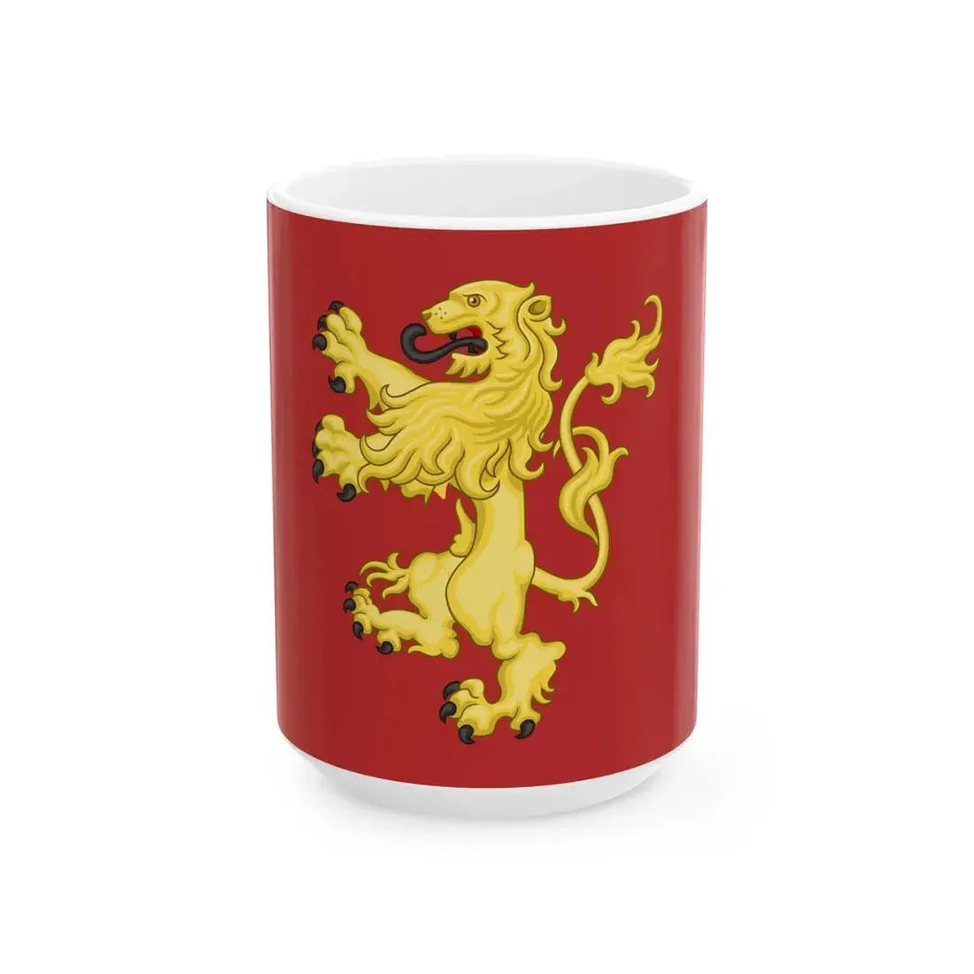 Flag of Valletta Malta (Malta) White Coffee Mug 15oz - Go Mug Yourself