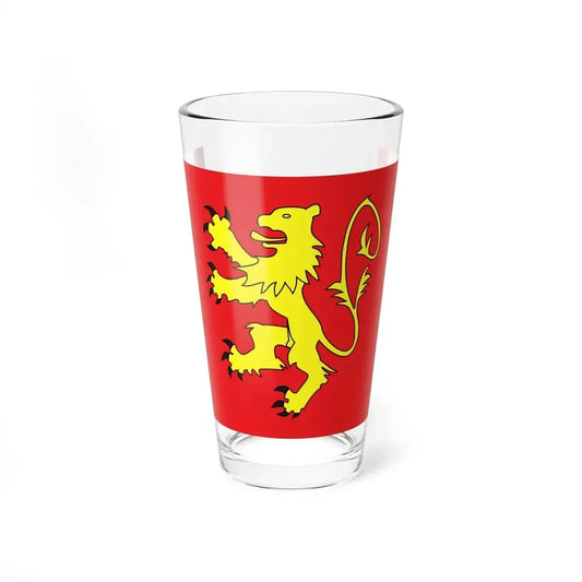 Flag of Valletta Malta - Pint Glass 16oz 16oz - Go Mug Yourself