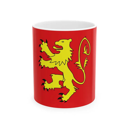 Flag of Valletta Malta - White Coffee Mug-11oz-Go Mug Yourself