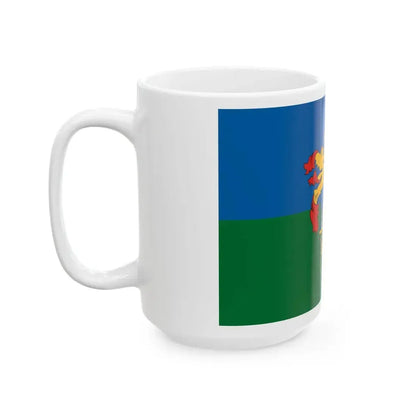 Flag of Vallus (Hungary) White Coffee Mug - Go Mug Yourself
