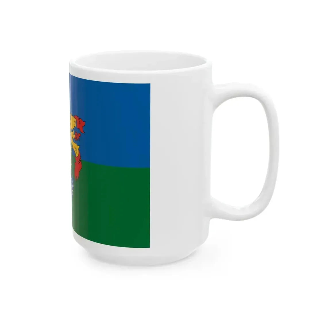 Flag of Vallus (Hungary) White Coffee Mug - Go Mug Yourself