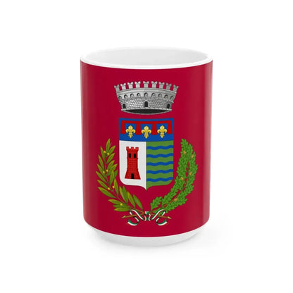 Flag of Valsamoggia (Italy) White Coffee Mug 15oz - Go Mug Yourself
