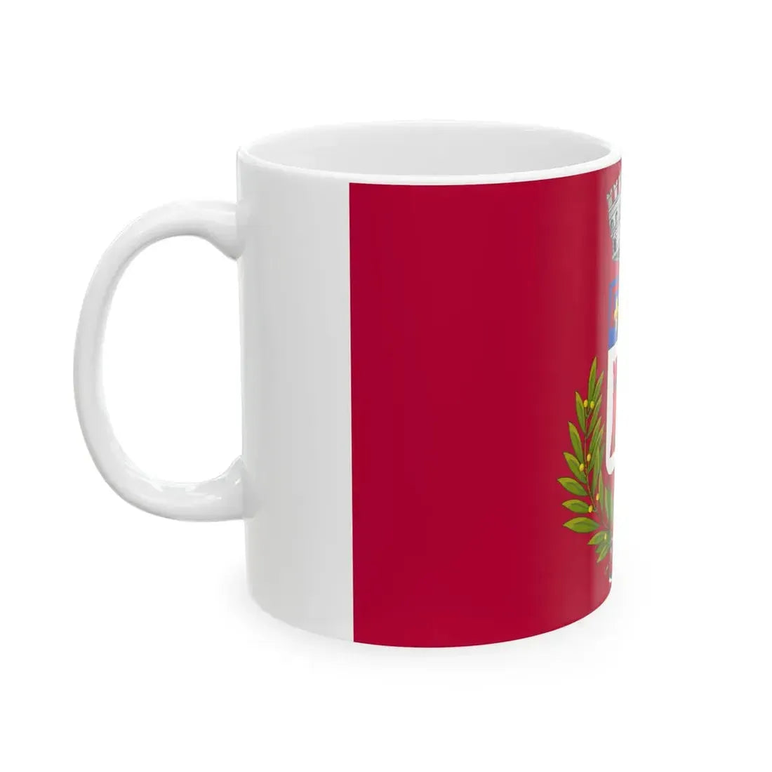 Flag of Valsamoggia (Italy) White Coffee Mug - Go Mug Yourself