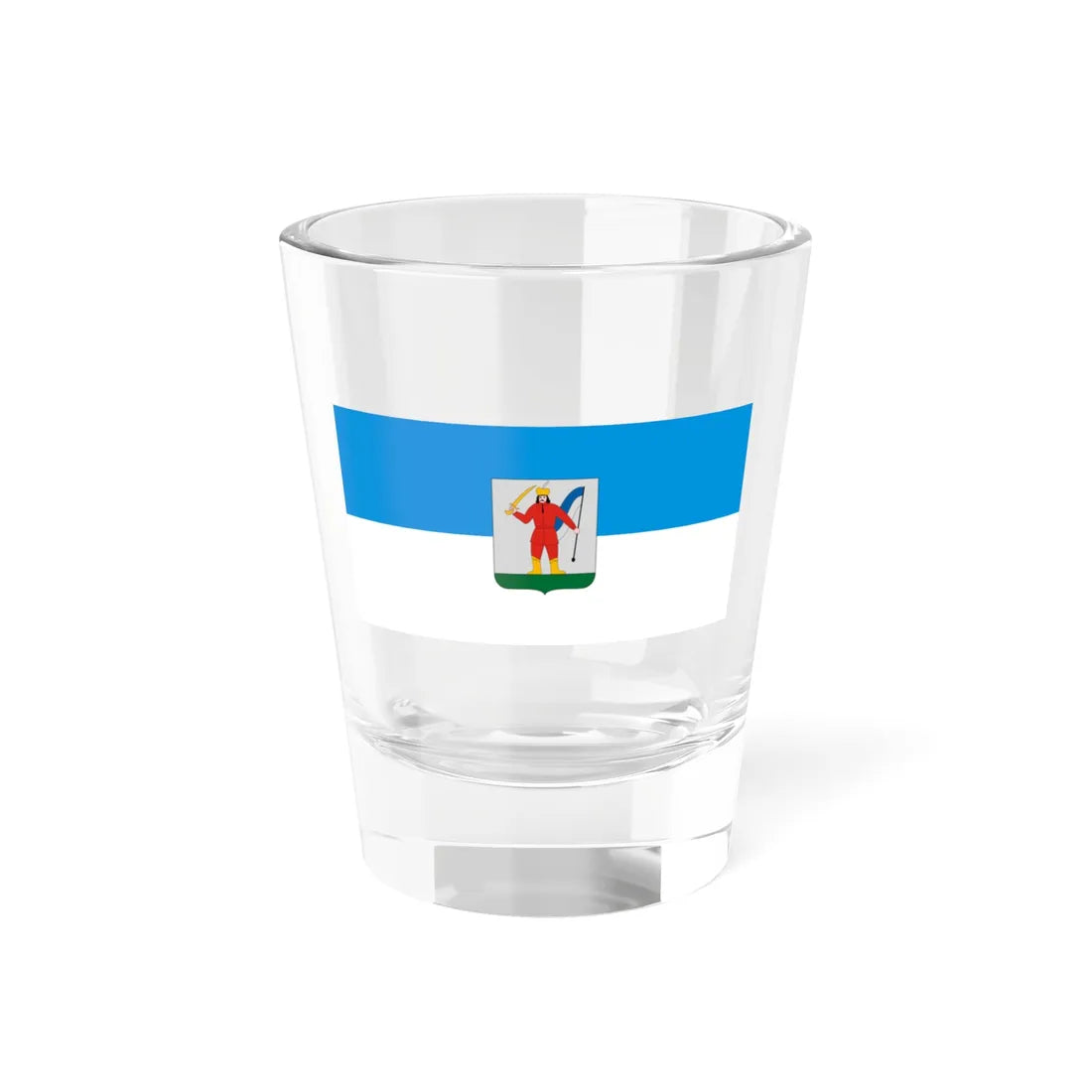 Flag of Vamospercs (Hungary) Shot Glass 1.5oz 1.5oz - Go Mug Yourself