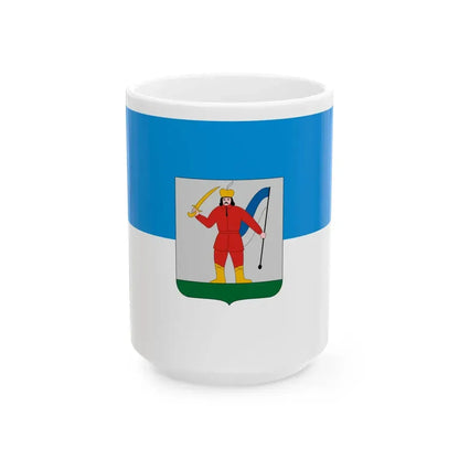 Flag of Vamospercs (Hungary) White Coffee Mug 15oz - Go Mug Yourself
