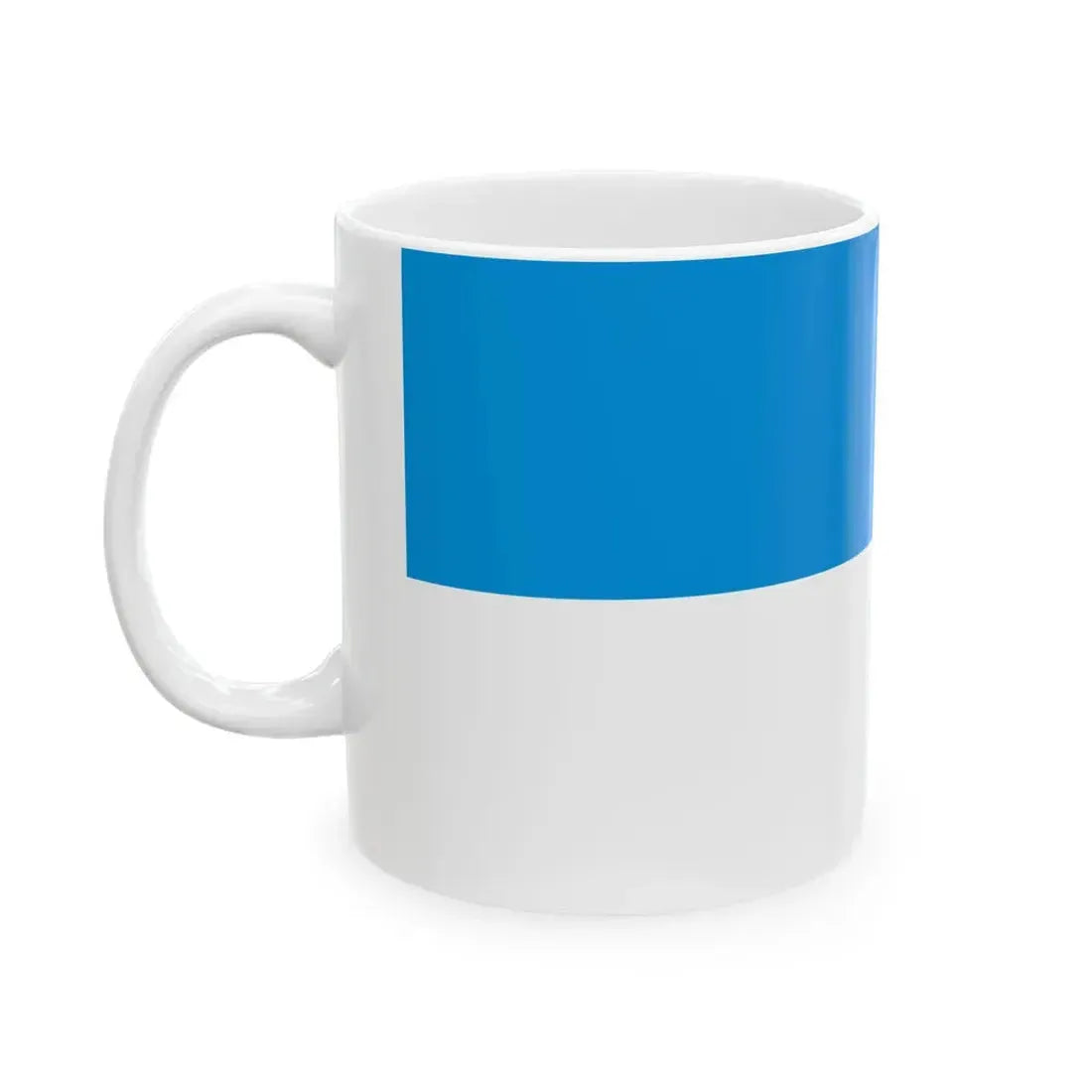 Flag of Vamospercs variant (Hungary) White Coffee Mug - Go Mug Yourself